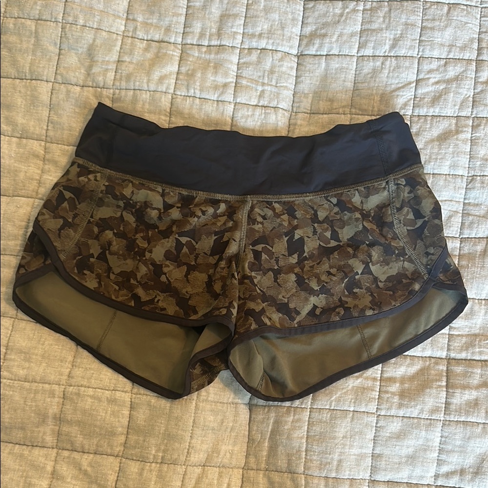 Camo Print Lululemon Shorts